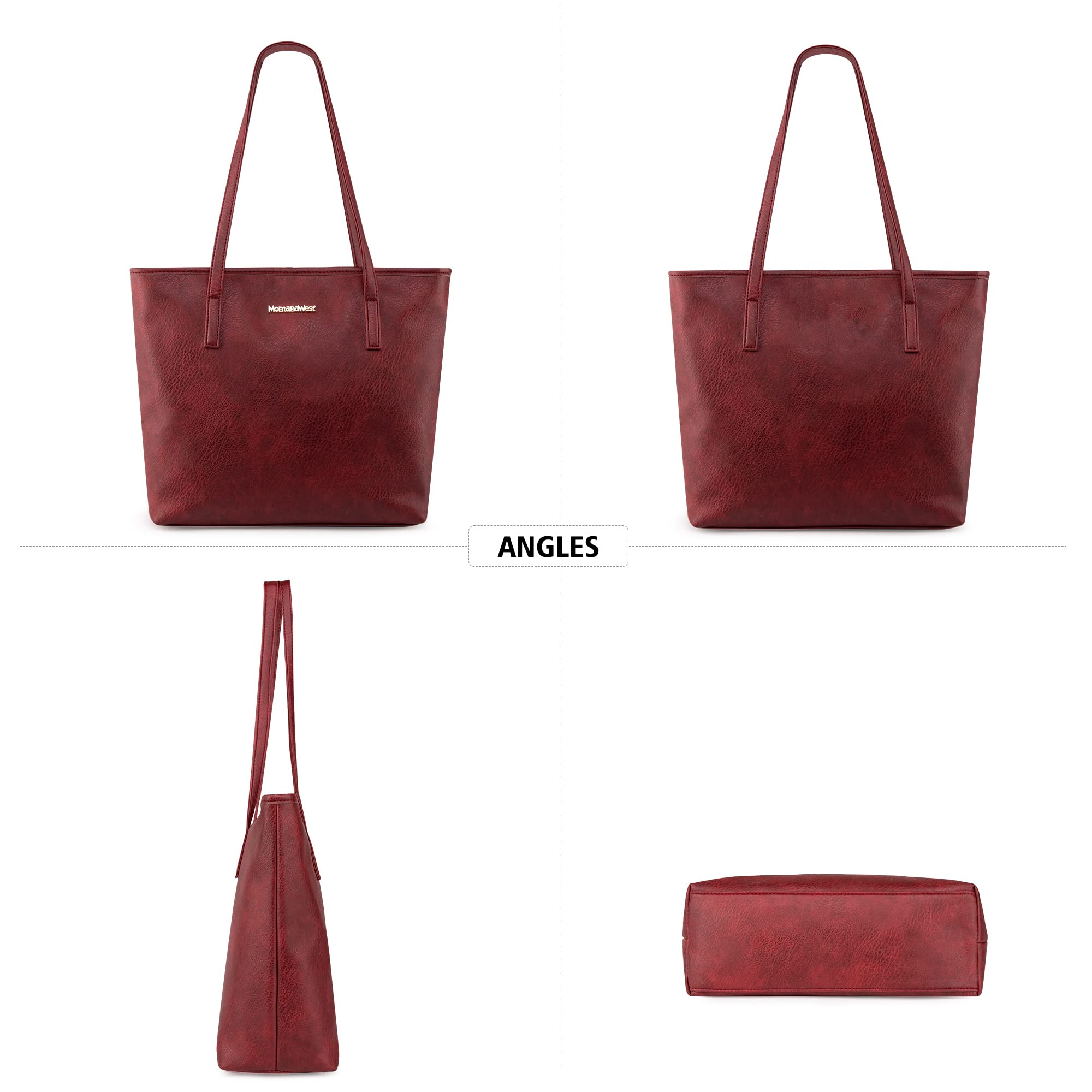 Montana Charm: Vegan Leather Tote & Shoulder Bag