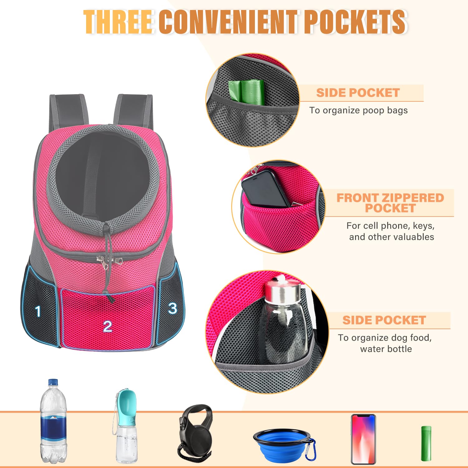 PawVentura: Adjustable Pet Carrier Backpack -  by Handbags Specialist Headquarter | Available at Handbags Specialist Headquarter