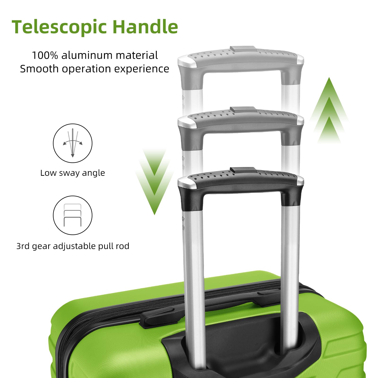 LAVENDER 6pc Hardside Spinner Luggage – ##variant## Luggage Travel Bags