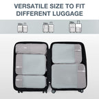 PackPro 6 Set Compression Cubes for Travel - Luggage Travel Bags by Handbags Specialist Headquarter | Available at Handbags Specialist Headquarter