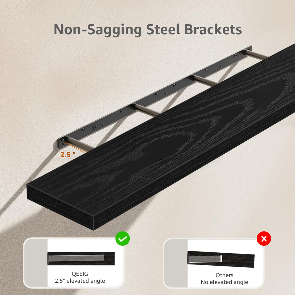 Rustic Farmhouse Shelves (008-40BN) - Decor by Handbags Specialist Headquarter | Available at Handbags Specialist Headquarter