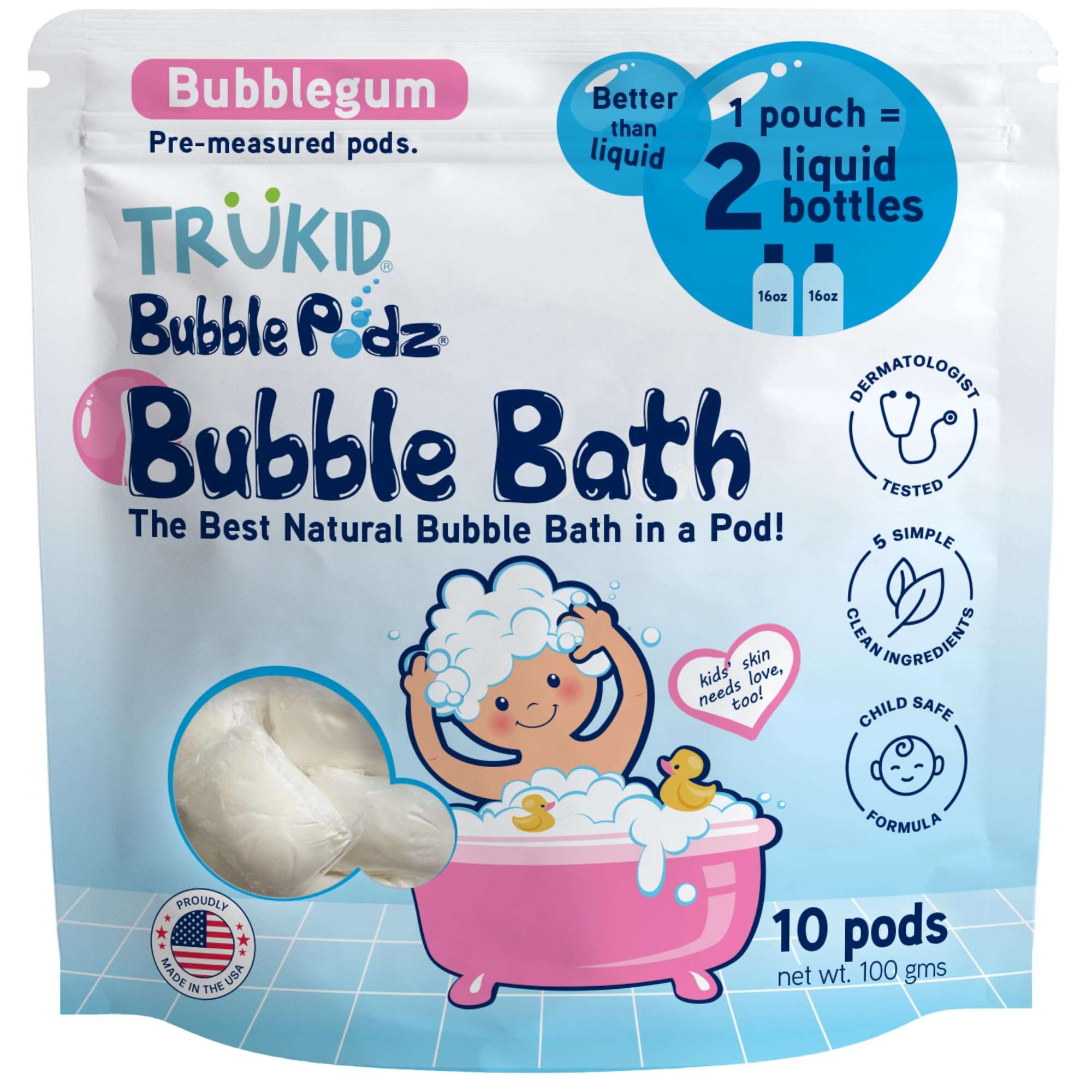 TruKid Bubble Podz: Gentle Lavender Bath Bombs - Baby Products by Handbags Specialist Headquarter | Available at Handbags Specialist Headquarter