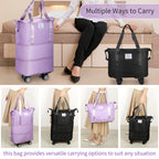 VoyagePro Expandable Wheeled Duffle Bag -  by Handbags Specialist Headquarter | Available at Handbags Specialist Headquarter