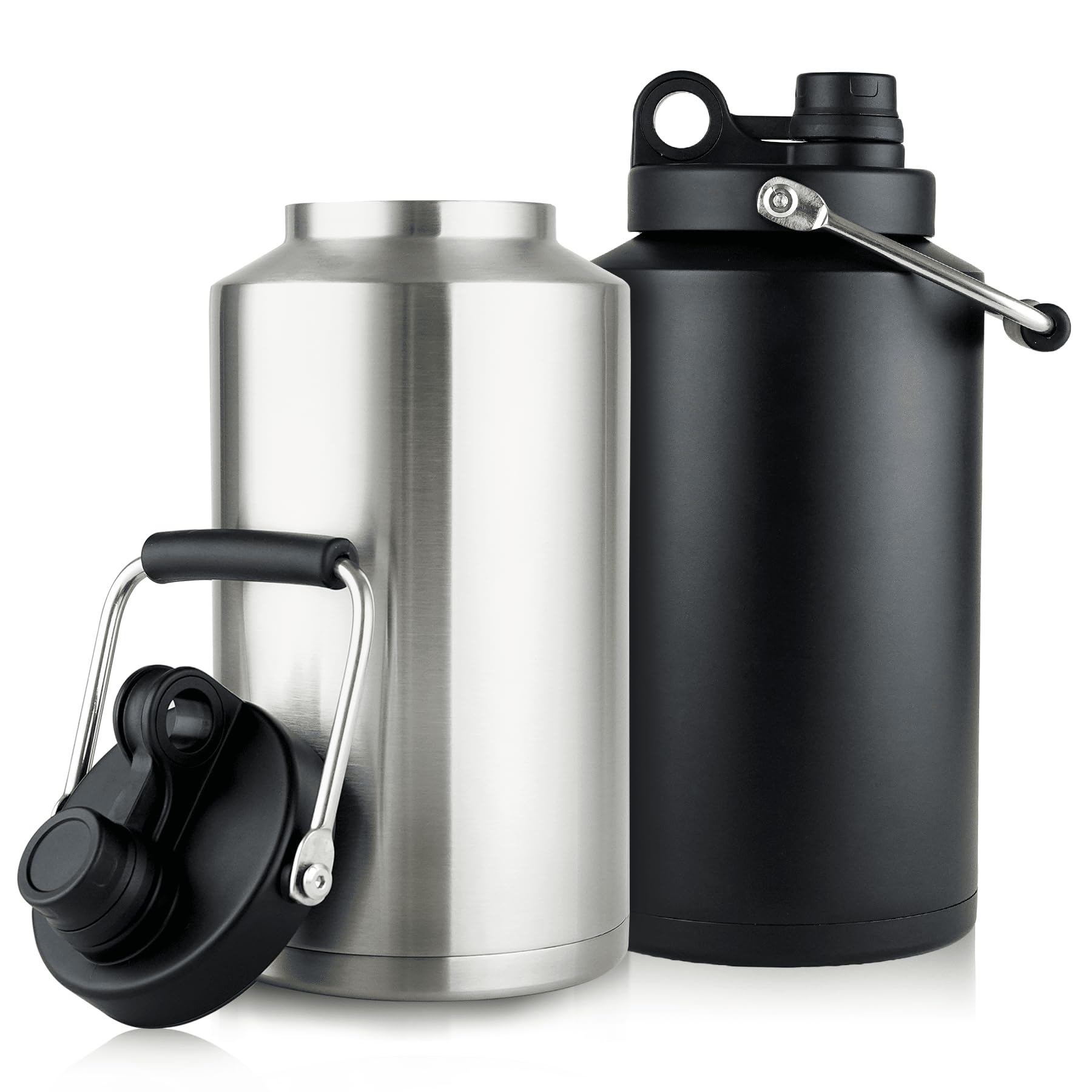 HydraGuard 128oz: Dual-Vacuum Stainless Water Jug - Water Bottles by Handbags Specialist Headquarter | Available at Handbags Specialist Headquarter