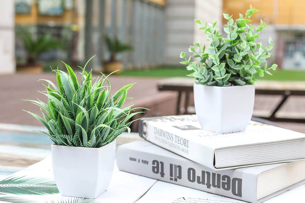 Rose Mini Potted Faux Plants - 2 Pack Decor - Decor by Handbags Specialist Headquarter | Available at Handbags Specialist Headquarter