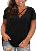 Vixen V-Neck Tunic - Women's T Shirts by Handbags Specialist Headquarter | Available at Handbags Specialist Headquarter