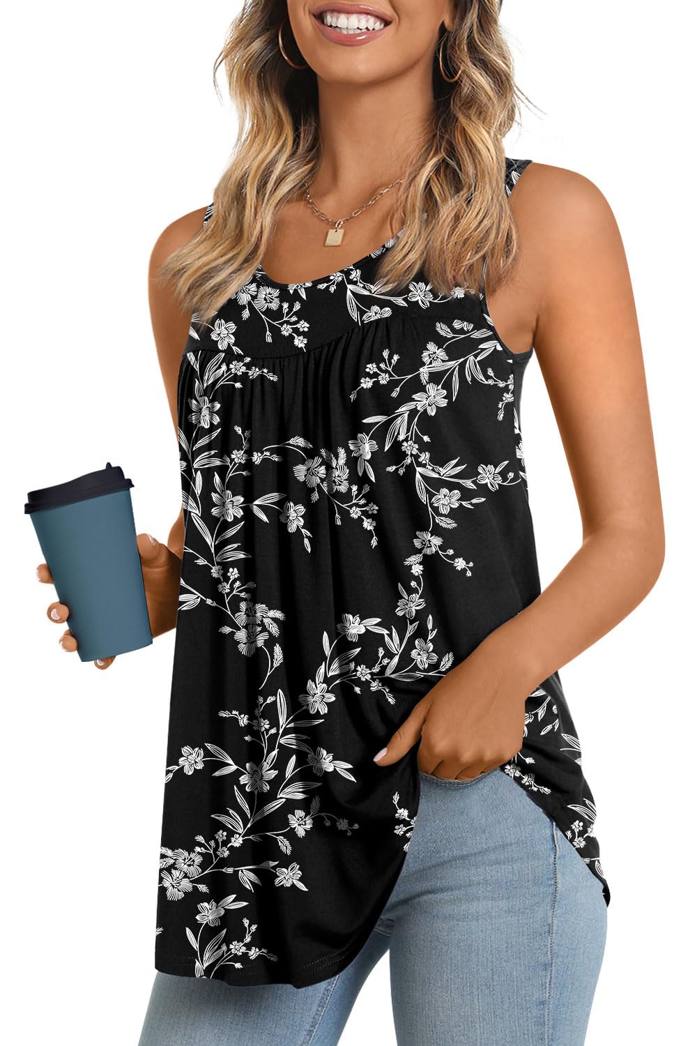 Longyuan Summer Sleeveless Tunics for Women - Tops by Handbags Specialist Headquarter | Available at Handbags Specialist Headquarter