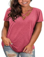 Vixen V-Neck Tunic - Women's T Shirts by Handbags Specialist Headquarter | Available at Handbags Specialist Headquarter