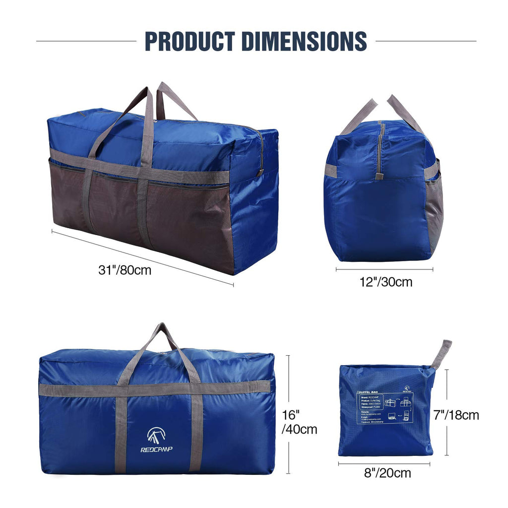 REDCAMP Foldable Waterproof Travel Sports Bag