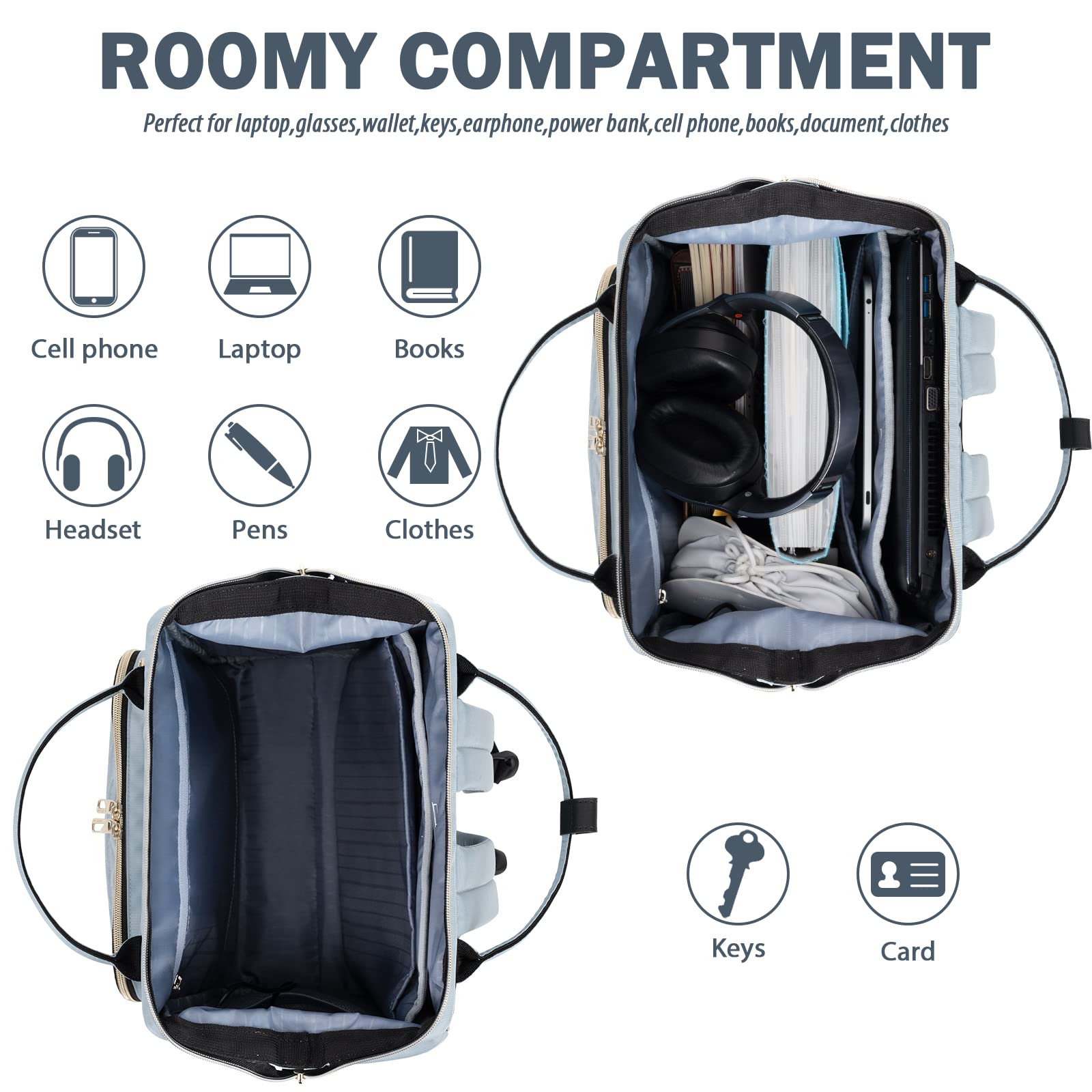 Vankean 17 Laptop Backpack - Backpack Bags by Handbags Specialist Headquarter | Available at Handbags Specialist Headquarter