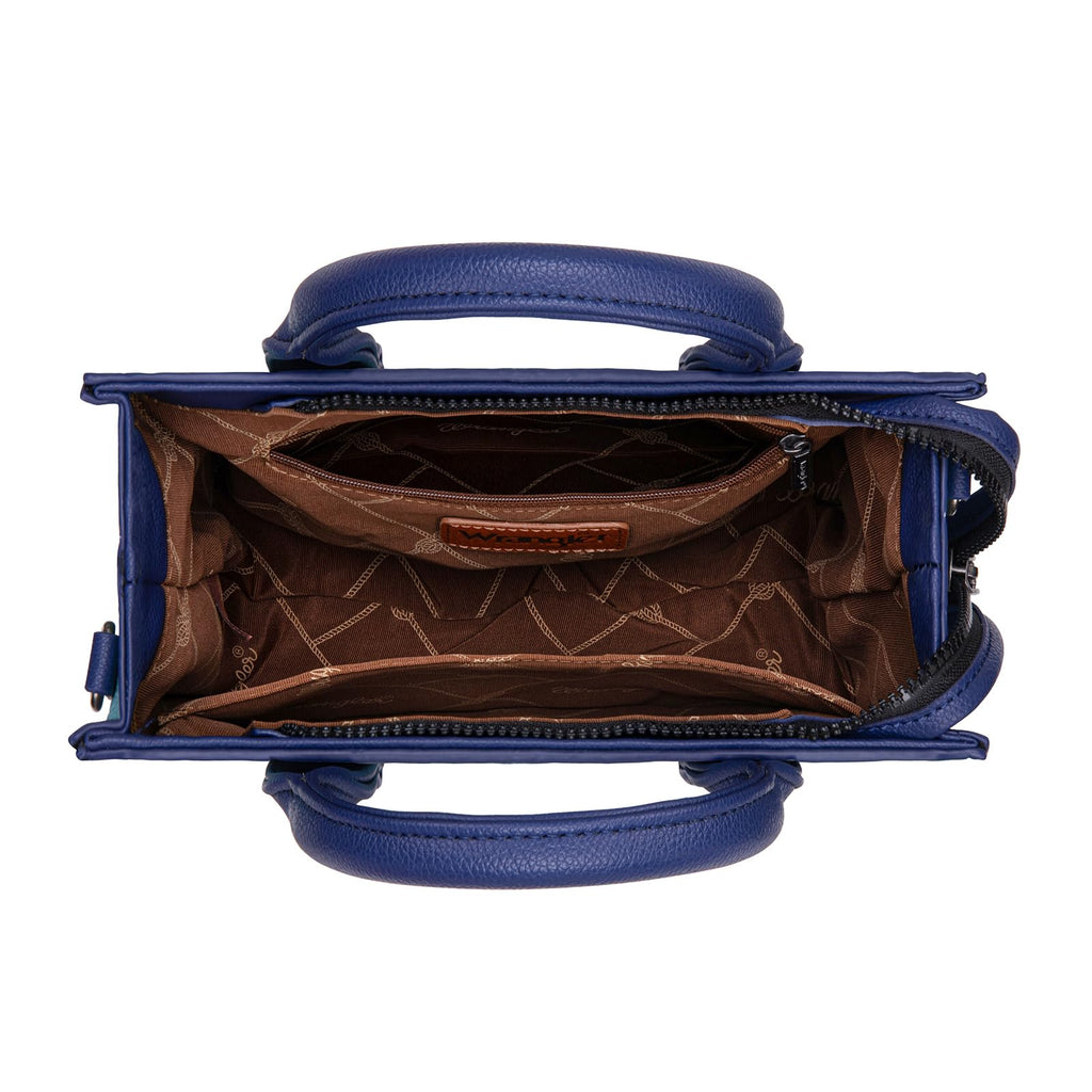 Western Chic Wrangler Tote: Vegan Leather, Versatile Strap