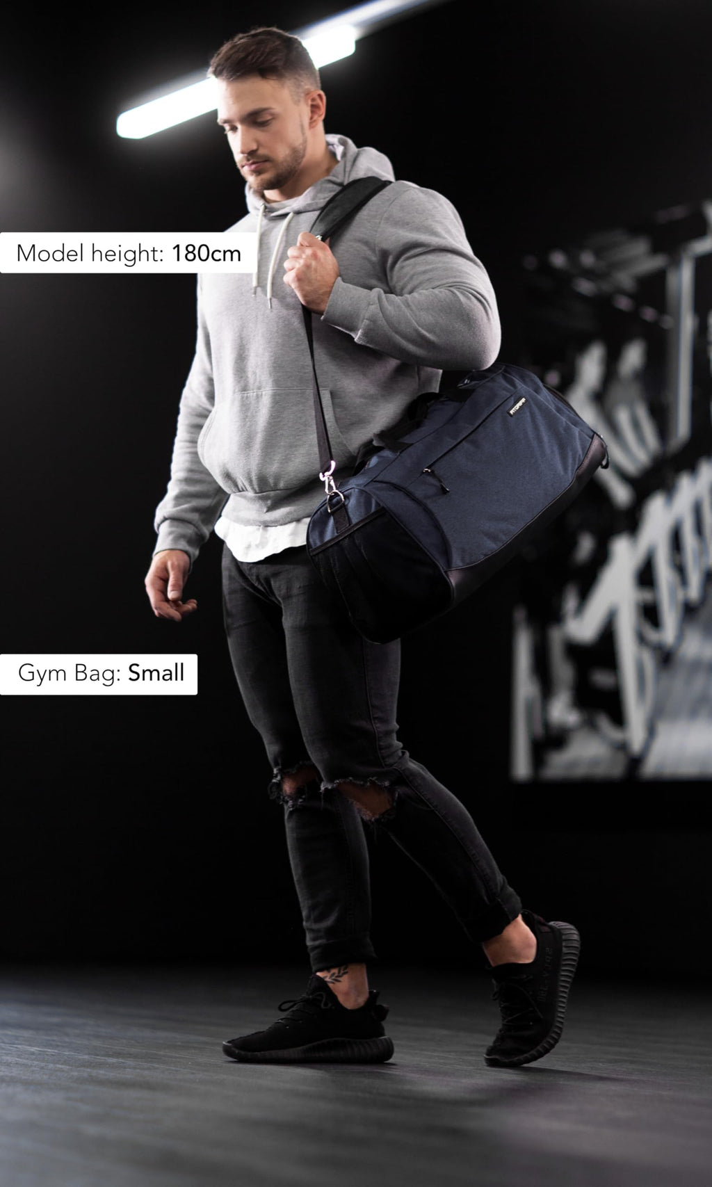 Fitgriff® Gym Bag with Shoe & Wet Compartment