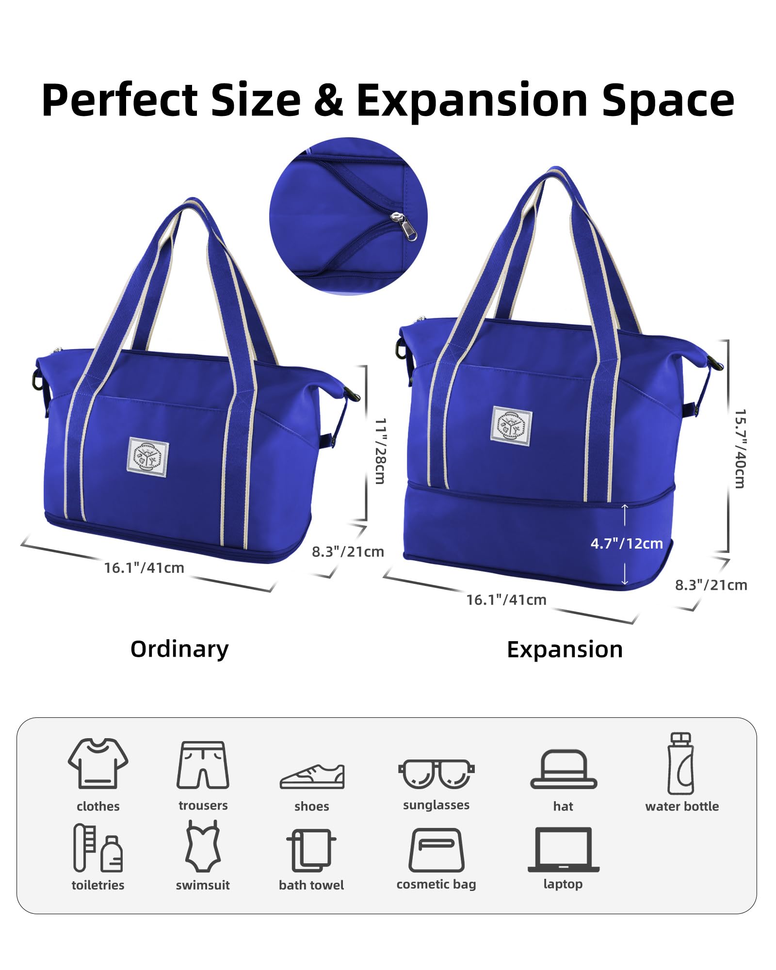 WALNEW Foldable Waterproof Travel Duffel Bag - Luggage Travel Bags by Handbags Specialist Headquarter | Available at Handbags Specialist Headquarter