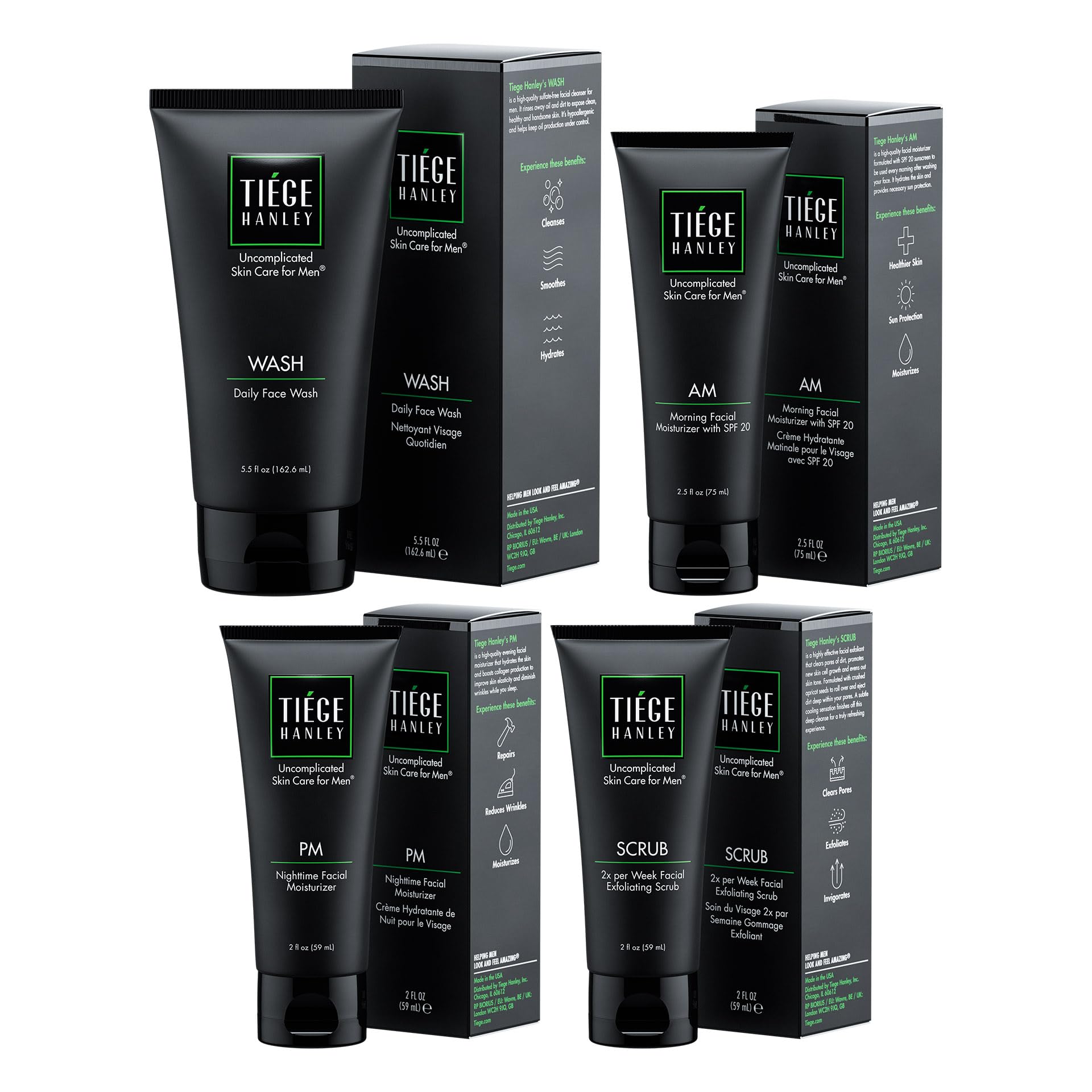 Tiege Hanley Men's Skin Care Set - Level 1 Kit