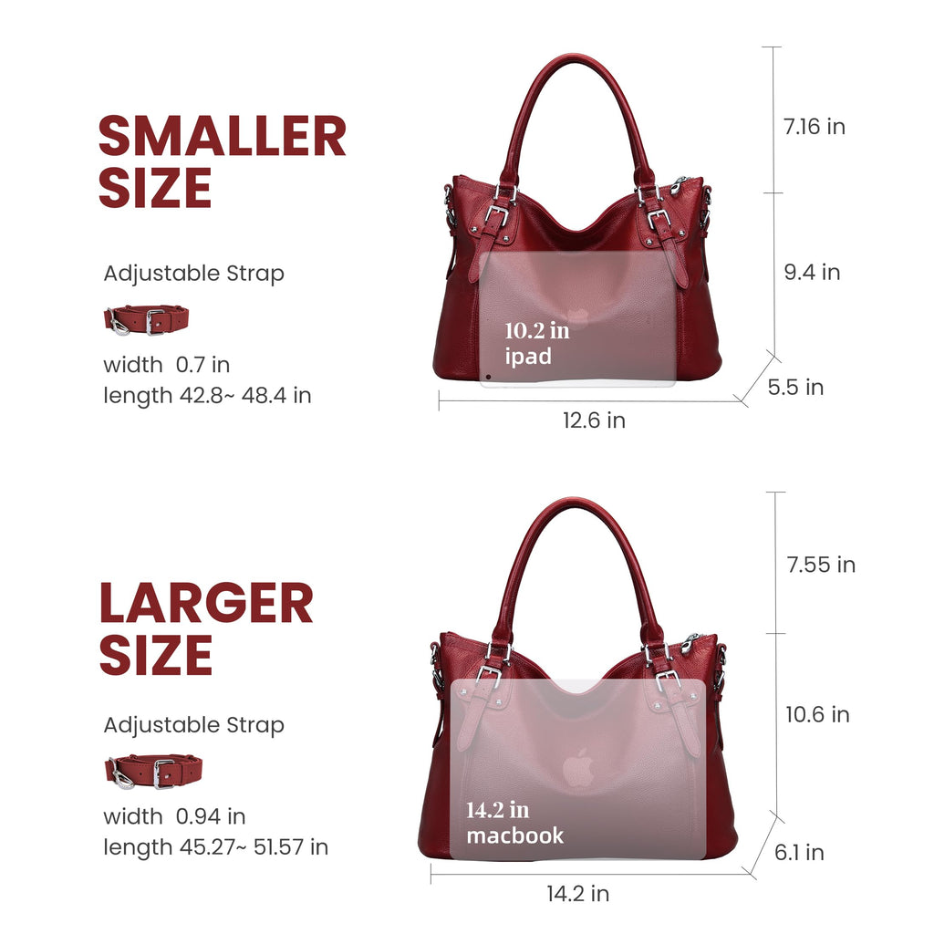 Genuine Leather Women's Tote Shoulder Bag