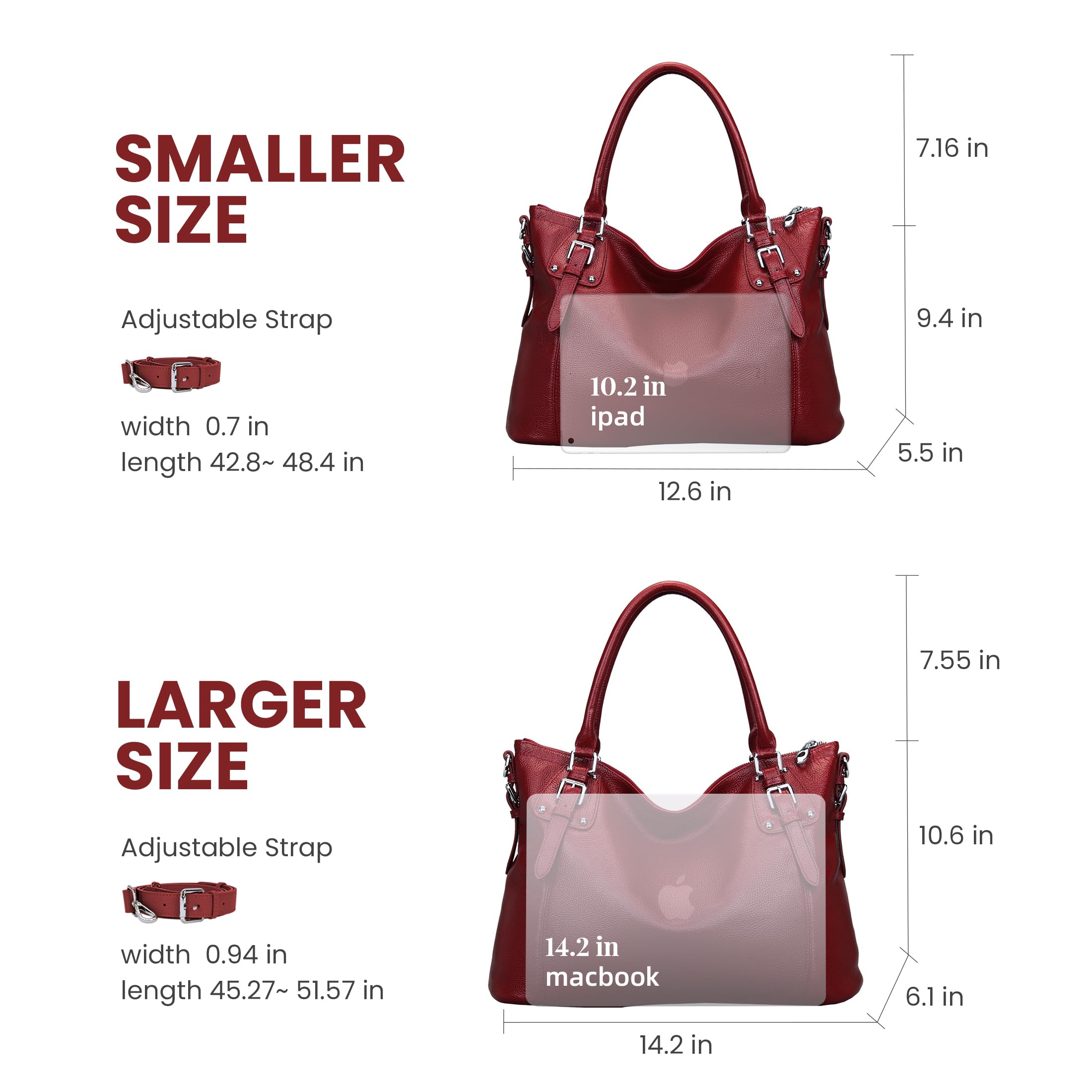 Genuine Leather Women's Tote Shoulder Bag