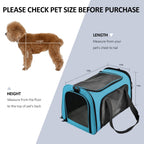 PawsVoyage: Grey TSA-Approved Pet Carrier (15lbs Max) -  by Handbags Specialist Headquarter | Available at Handbags Specialist Headquarter