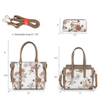 Montana West Luxe Trio: Tote, Wallet & Satchel Set