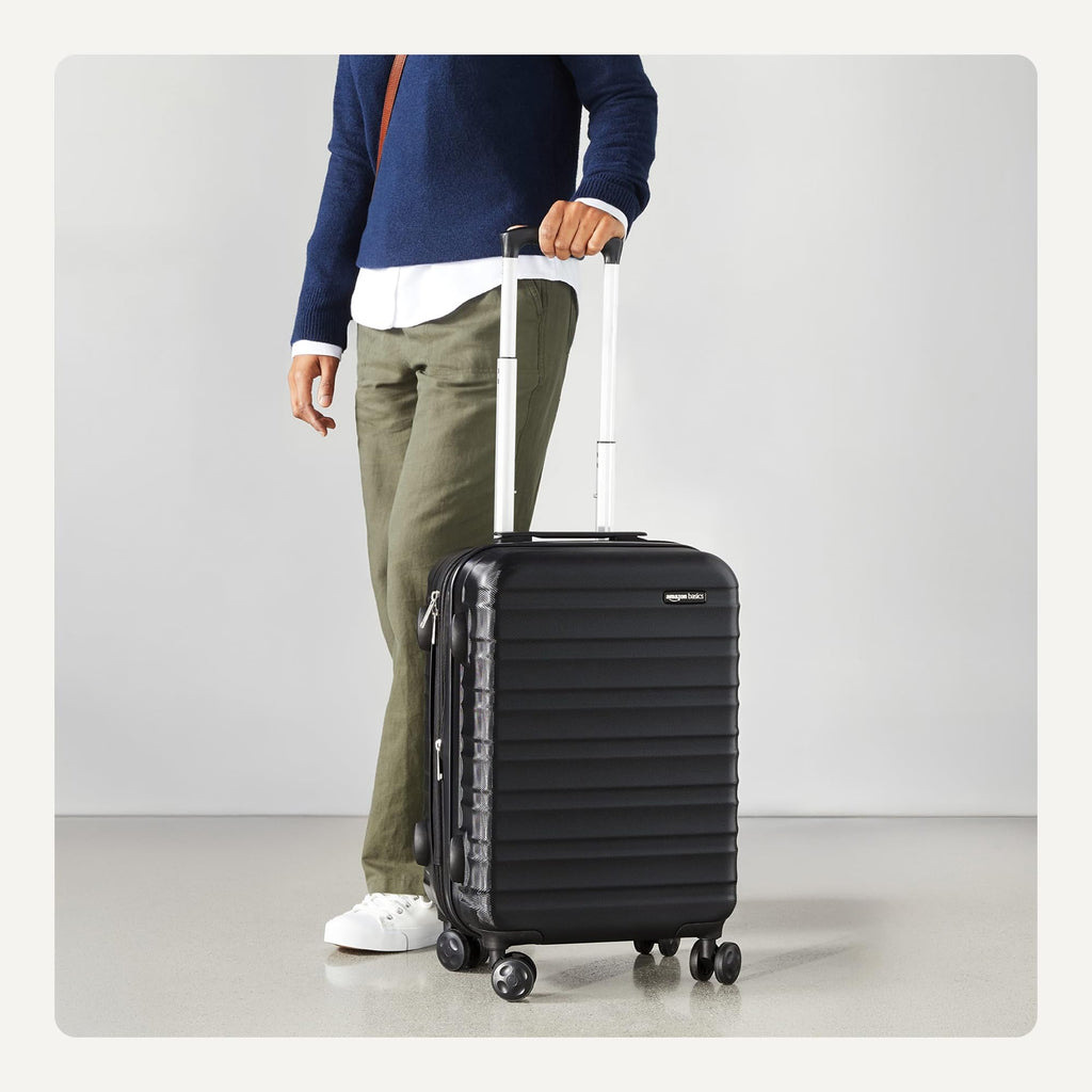 Rose Gold Hardside Carry-On - Luggage Travel Bags by Handbags Specialist Headquarter | Available at Handbags Specialist Headquarter