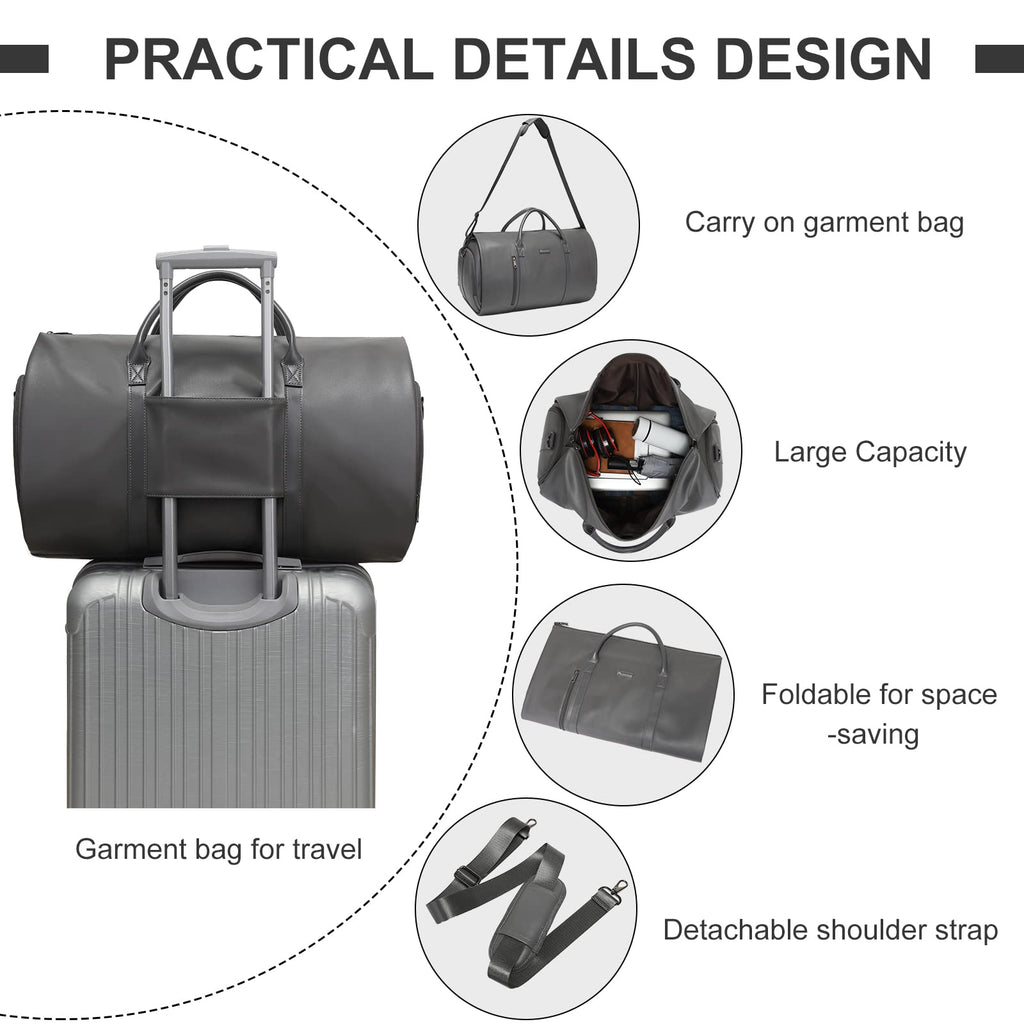 Modoker Travel Garment Bag - Versatile & Stylish - Luggage Travel Bags by Handbags Specialist Headquarter | Available at Handbags Specialist Headquarter