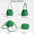 Hollow Bucket Tote Bag -  by Handbags Specialist Headquarter | Available at Handbags Specialist Headquarter