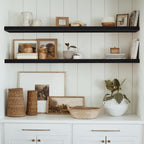 Rustic Farmhouse Shelves (008-40BN) - Decor by Handbags Specialist Headquarter | Available at Handbags Specialist Headquarter