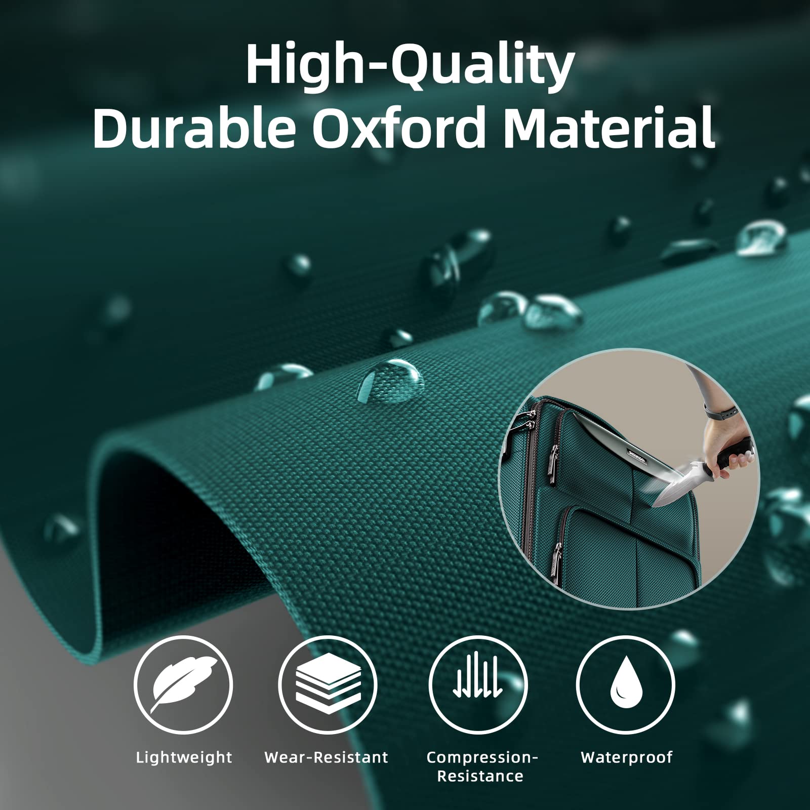 SHOWKOO Armygreen 3-Piece Expandable Luggage Set - Luggage Travel Bags by Handbags Specialist Headquarter | Available at Handbags Specialist Headquarter