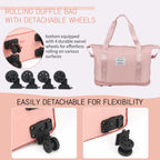 VoyagePro Expandable Wheeled Duffle Bag -  by Handbags Specialist Headquarter | Available at Handbags Specialist Headquarter