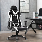 GOTMINSI Ergonomic Racing Desk Chair - White - Gaming Accessories by Handbags Specialist Headquarter | Available at Handbags Specialist Headquarter