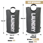 FoldAway Laundry Hamper - Laundry Baskets by Handbags Specialist Headquarter | Available at Handbags Specialist Headquarter