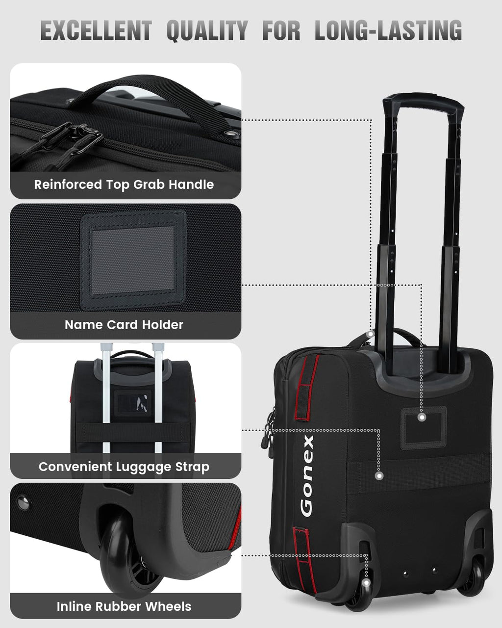 Gonex 70L Wheeled Duffle - Olive Green Travel Bag -  by Handbags Specialist Headquarter | Available at Handbags Specialist Headquarter
