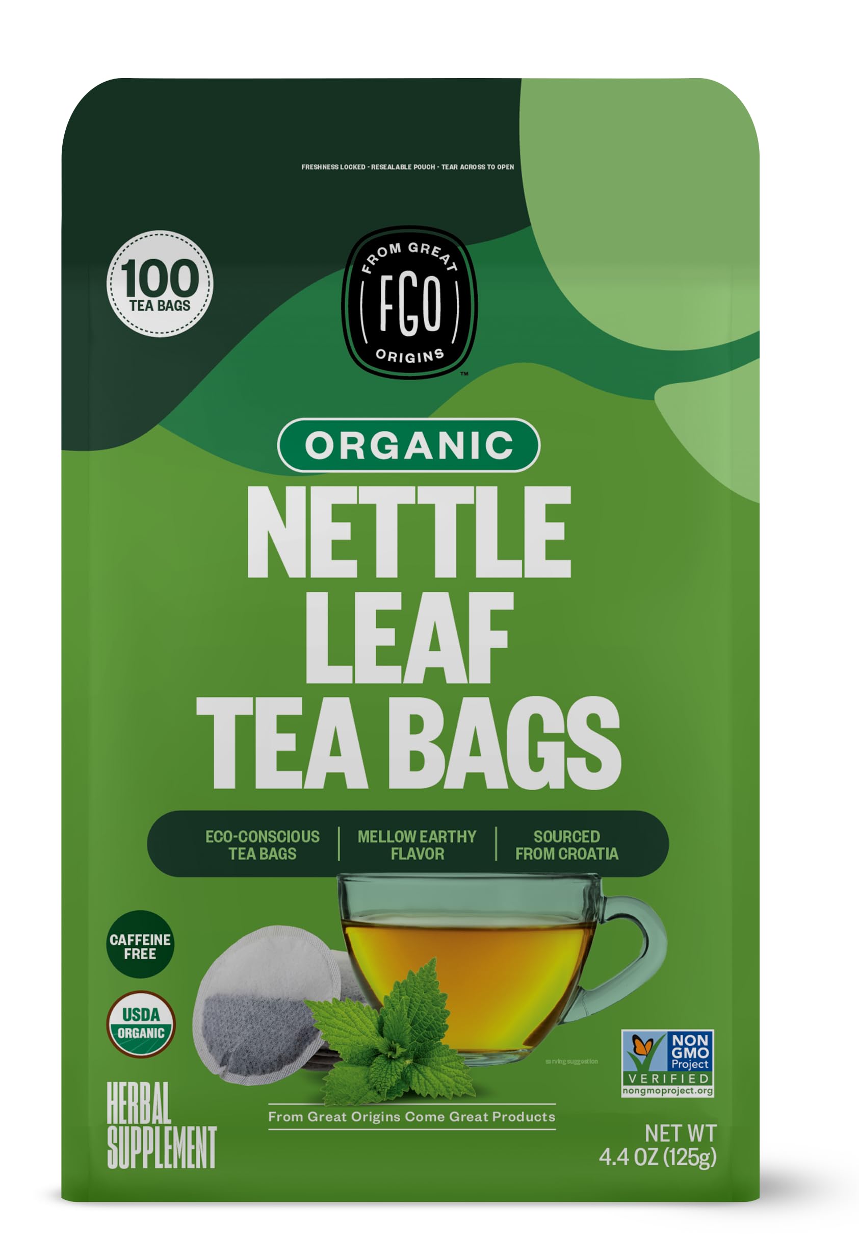 ElderZen Organic Tea - Caffeine-Free Eco Bags -  by Handbags Specialist Headquarter | Available at Handbags Specialist Headquarter