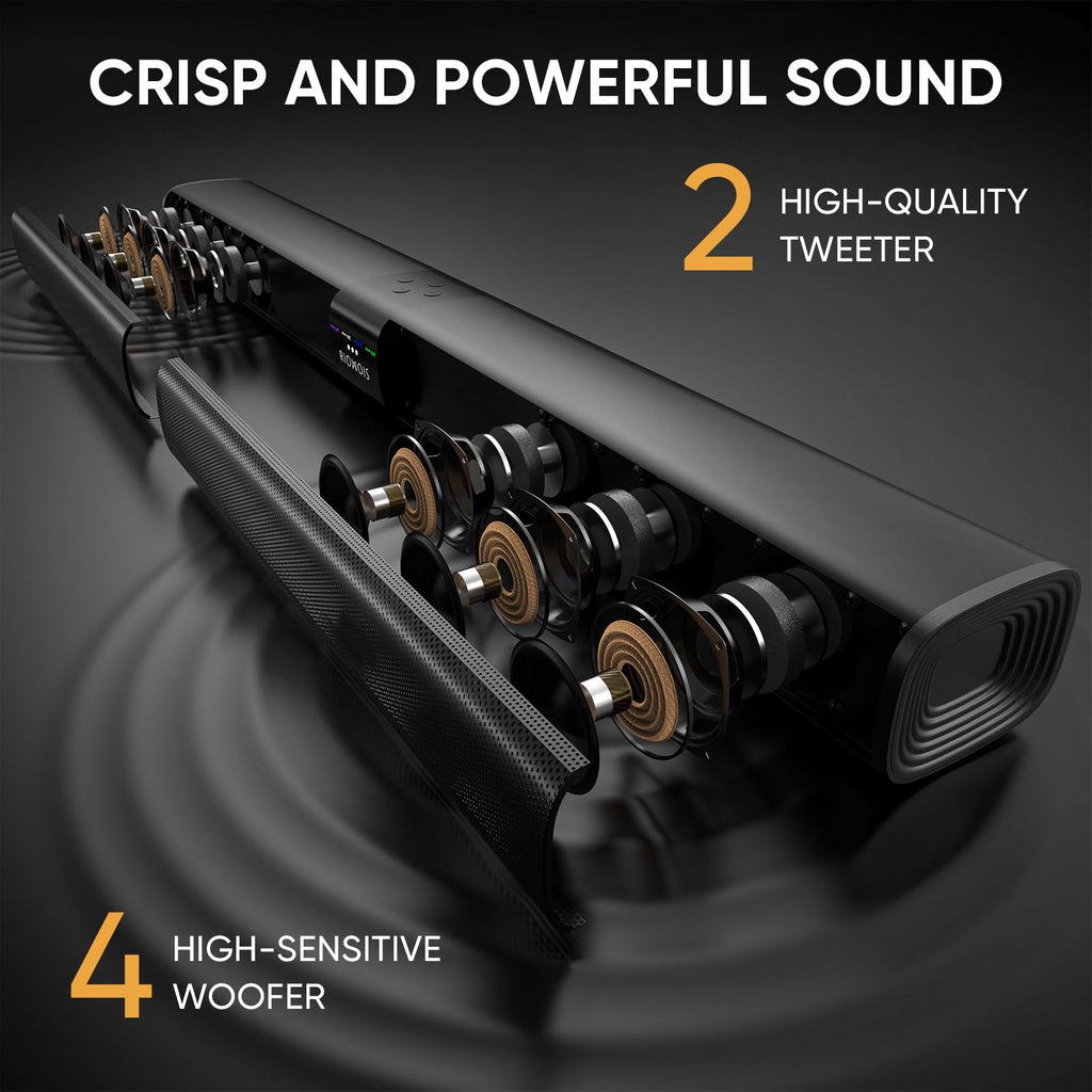 Smart SoundBar: Custom Bass & Compact Design -  by Handbags Specialist Headquarter | Available at Handbags Specialist Headquarter