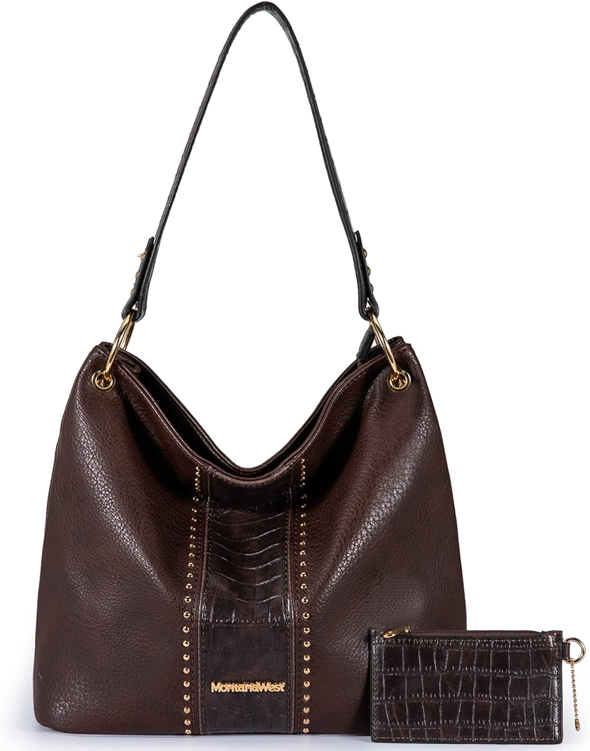 West Zip Hobo Purse - Crossbody Bags by Handbags Specialist Headquarter | Available at Handbags Specialist Headquarter