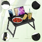 Artmeer Bamboo Foldable Bed & Laptop Tray - 2 Pack - Decor by Handbags Specialist Headquarter | Available at Handbags Specialist Headquarter