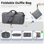 VoyageMax 65L Foldable Duffel - Water-Repellent