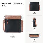 Chic Leather Crossbody with Card Slots for Women -  by Handbags Specialist Headquarter | Available at Handbags Specialist Headquarter