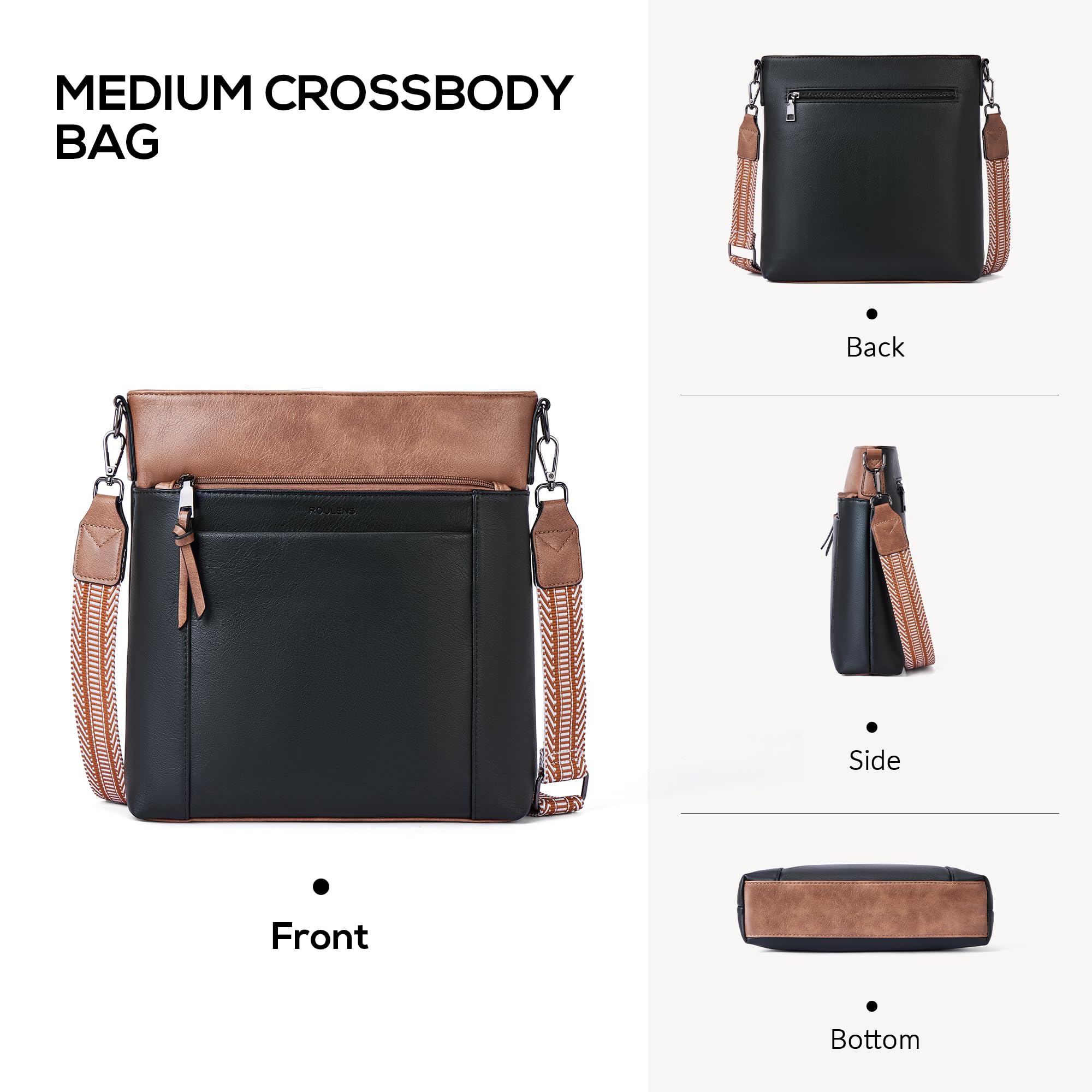 Chic Leather Crossbody with Card Slots for Women -  by Handbags Specialist Headquarter | Available at Handbags Specialist Headquarter