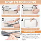 BAGAIL Travel Compression Cubes Set for Packing Ease -  by Handbags Specialist Headquarter | Available at Handbags Specialist Headquarter