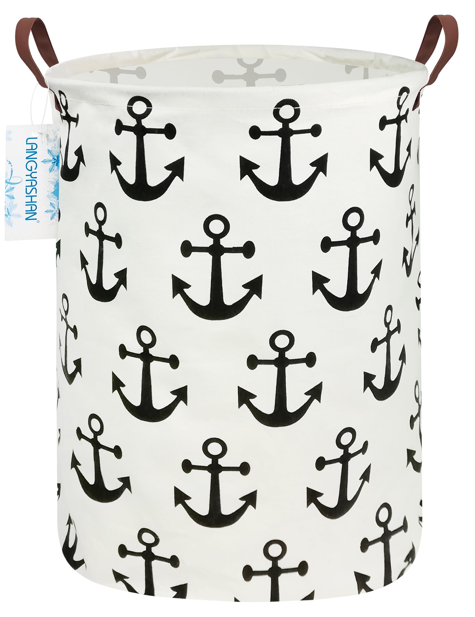 Collapsible Canvas Hamper by LANGYASHAN - Laundry Baskets by Handbags Specialist Headquarter | Available at Handbags Specialist Headquarter