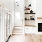 Rustic Farmhouse Shelves (008-40BN) - Decor by Handbags Specialist Headquarter | Available at Handbags Specialist Headquarter