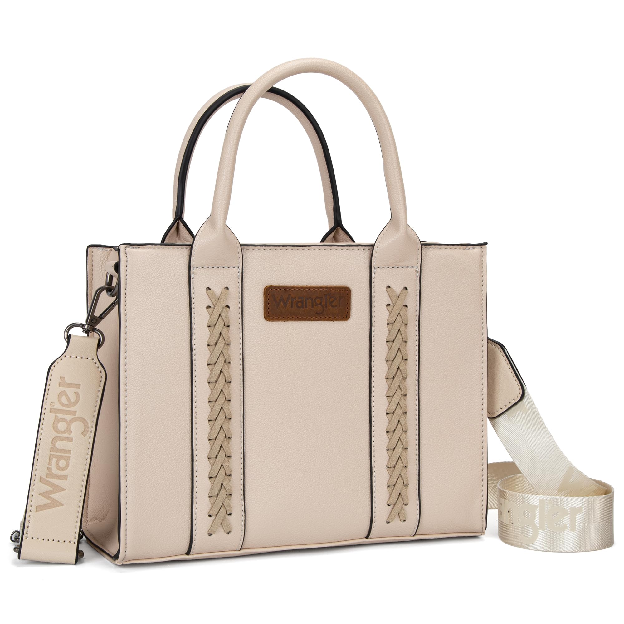 Western Chic Wrangler Tote: Vegan Leather, Versatile Strap