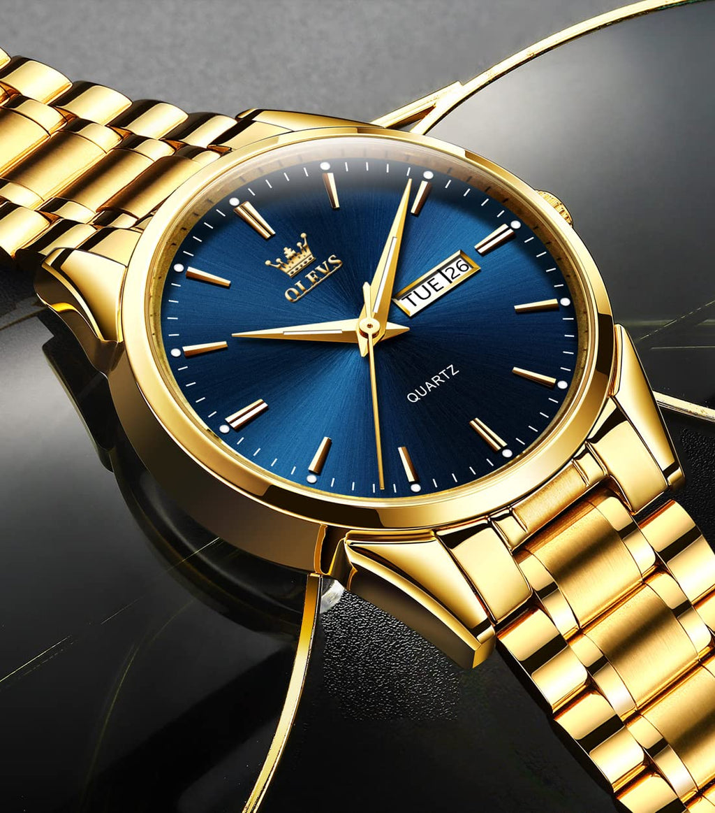 EclipseTime: Luminous Men's Luxury Chrono Watch