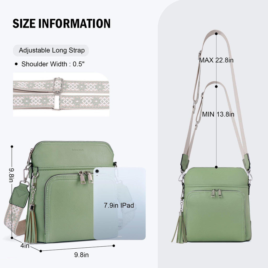 Tassel Charm Crossbody Bag for Women -  by Handbags Specialist Headquarter | Available at Handbags Specialist Headquarter