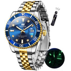 SteelGlow: OLEVS Quartz Men's Luminous Watch