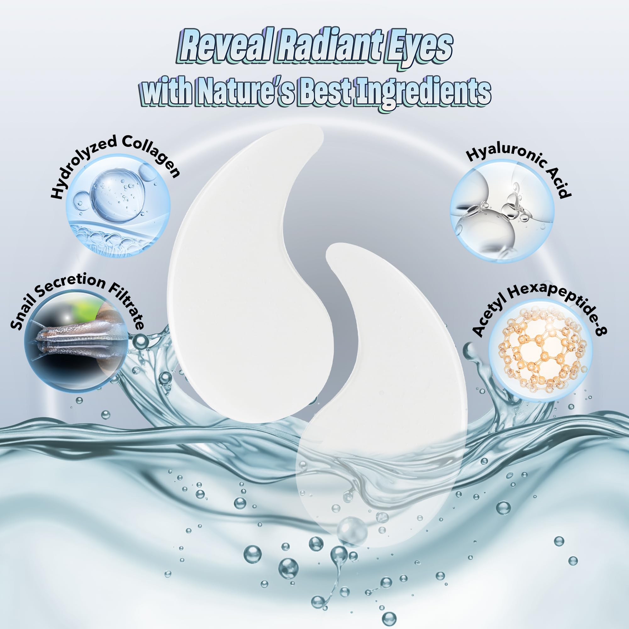 GoldenEye Glow Patches: 60-Pack for Radiant Eyes -  by Handbags Specialist Headquarter | Available at Handbags Specialist Headquarter