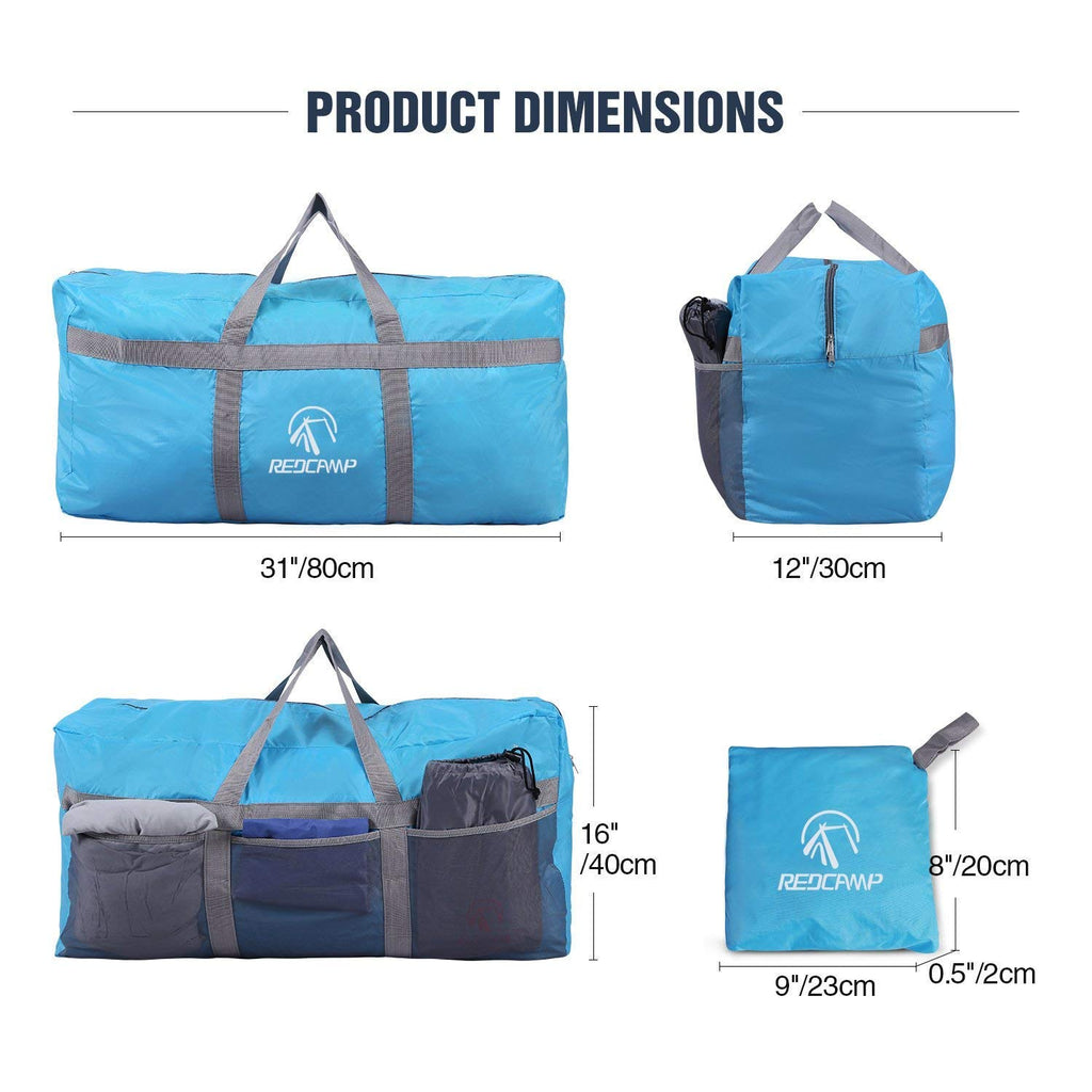REDCAMP Foldable Waterproof Travel Sports Bag