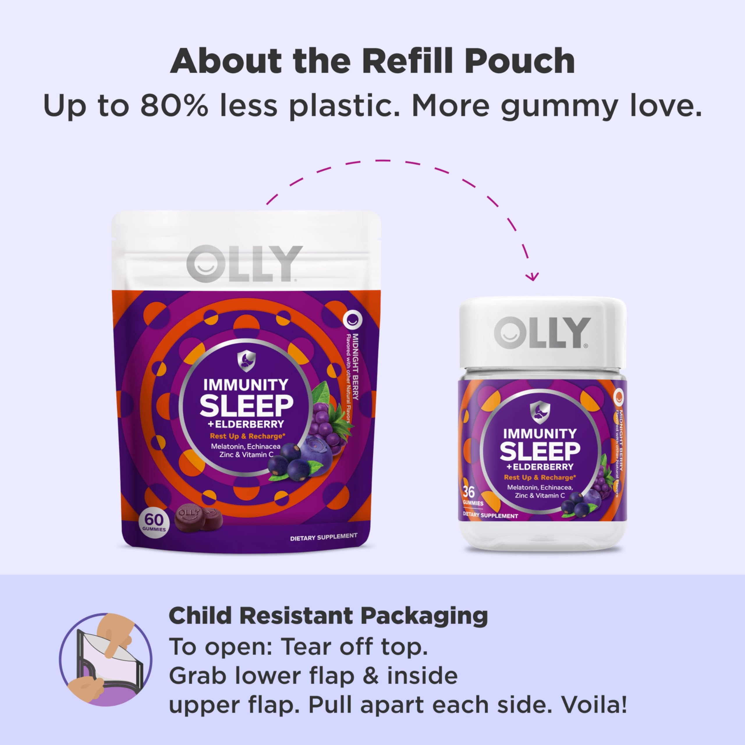 Berry Sleep & Immunity Boost Gummies - Health-Care by Handbags Specialist Headquarter | Available at Handbags Specialist Headquarter