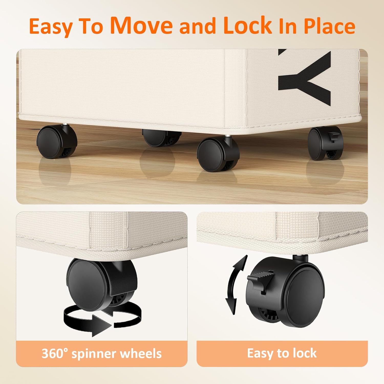 RollAway 90L Laundry Basket with Removable Bag - Laundry Baskets by Handbags Specialist Headquarter | Available at Handbags Specialist Headquarter