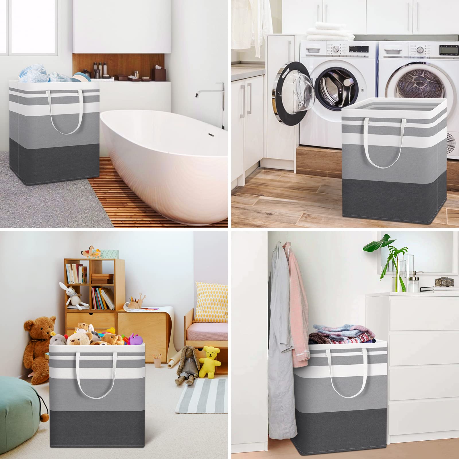 HomeHacks Duo Waterproof Laundry Baskets - Laundry Baskets by Handbags Specialist Headquarter | Available at Handbags Specialist Headquarter